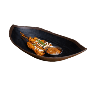 Kjúklingaspjót með satay (H)(E)